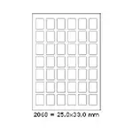 Samolepicí etikety 25 x 33 mm, 42 etiket, A4, 100 listů