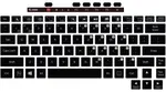 Zebra KYB-ET6X-2IN1-FR1-01 2-in-1 Keyboard, FR