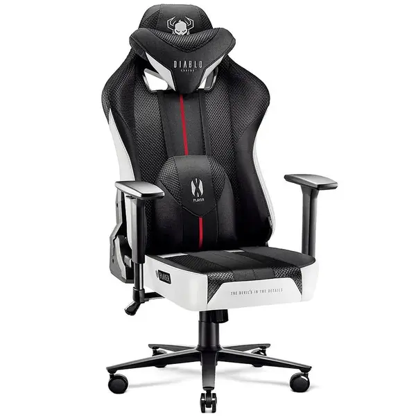 Herní Židle King  Diablo X-Player 2.0 Bílý/Černá