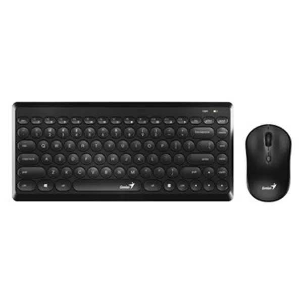 Genius LuxeMate Q8000, sada klávesnice s bezdrátovou optickou myší, 4x AAA, CZ/SK, klasická, kulaté klávesy typ 2.4 [Ghz], bezdrát