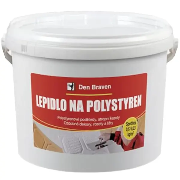 Lepidlo na polystyren Den Braven 1 kg