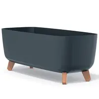 Truhlík na nožičkách Gracia antracit