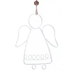Kovový závěsný anděl 8.5x12 cm