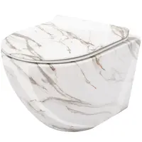 WC závěsné Carlos duroplast/Slim/Zm Lava Shiny