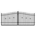 BRÁNA DVOUKŘÍDLÁ MARIKA 130-150 X 400 CM