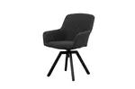 Záhradné kreslo PARIS LIKA-TEX antracit, luxusné, otočné DPMG22-S1-310A