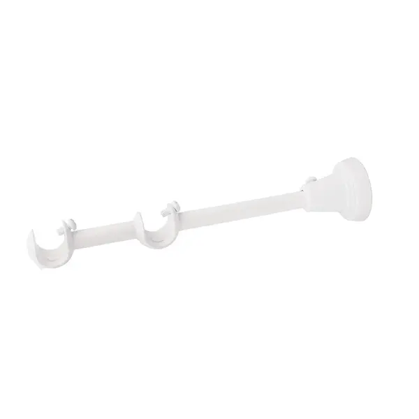 Drźak dvoj římský bílý fi19