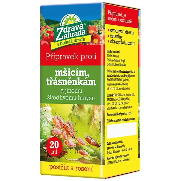 Zdravá Zahrada - přípravek proti mšicím a třásněnkám 20 ml