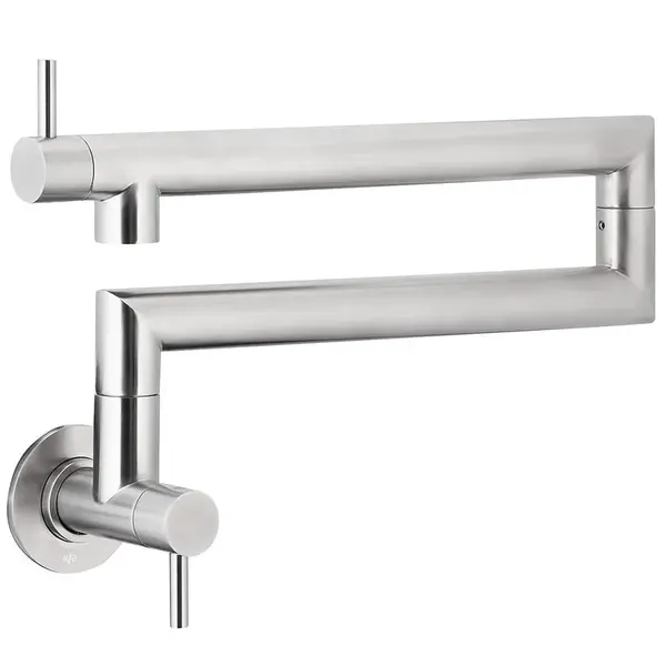 Kuchyňská skládaná baterie s otočným ramenem Duero Pot nerez