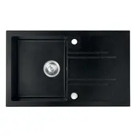Dřez granitový1k.48/78.černá  shine DRGM48/78HA