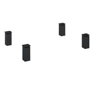 Nohy Uno 10 (4 ks) černý