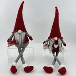 Skřítek s visícíma nohama mix 20x12x68cm