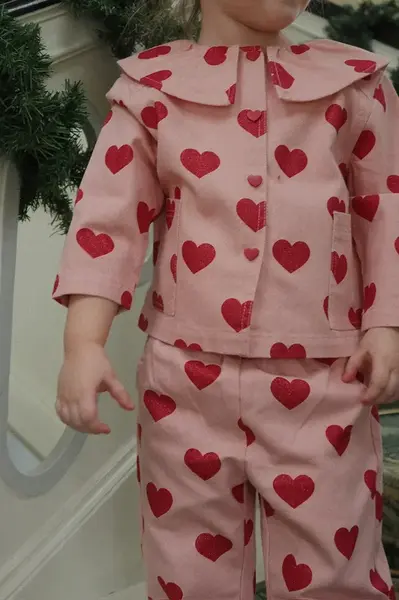 Detské rifle Konges Sløjd MAGOT FRILL PANTS GOTS