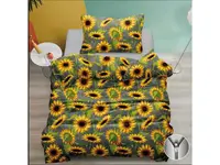 Bavlnené obliečky SUNFLOWER sivé Rozmer obliečky: 70 x 90 cm | 140 x 200 cm