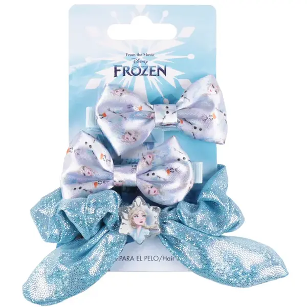 Cerdá Doplňky do vlasů s mašlí Frozen 3 ks