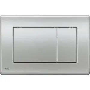 Ovládacie tlačidlo Alca plast chróm mat M272