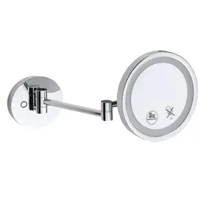 Bemeta Kosmetická zrcátka kozmetické zrkadielko s osvetlením chróm 112101149