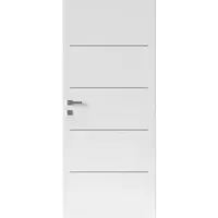 Interiérové dvere Naturel Ibiza alu pravé 70 cm biele IBIZAALUCPLB70P