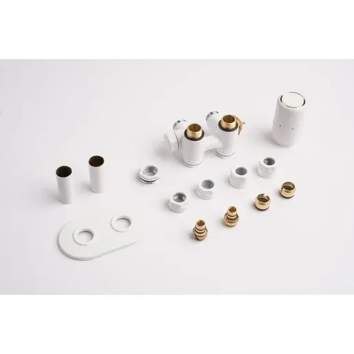 P.M.H. Nura termostatický ventil kombinovaný 6x7 cm biela NUR-R-W