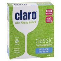 Claro Classic prášek do myčky nádobí 2,7 kg