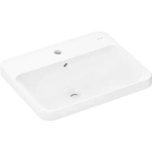 Hansgrohe Xuniva Q zápustné umývadlo 55x40 cm otvor pre batériu uprostred 61068450