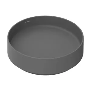 Hansgrohe Xuniva Evo S umývadlo 40x40 cm břidlicová matná šedá mat bez otvoru pre batériu, bez prepadu 60323760