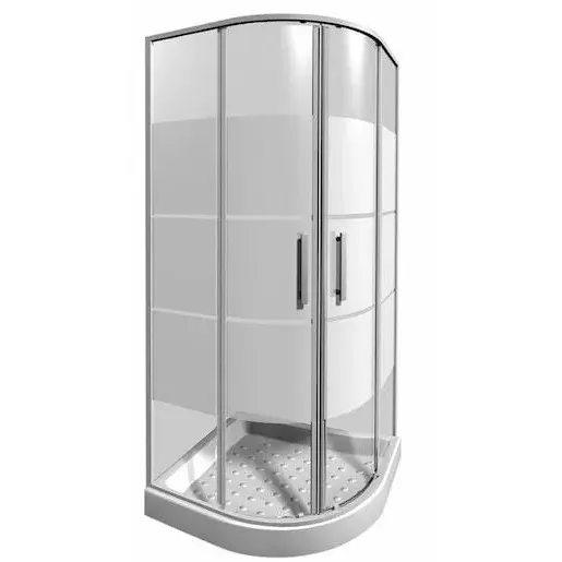 Jika Lyra Plus sprchový kút štvrťkruh 80x80 cm h2533810006651 5338.1.000.665.1