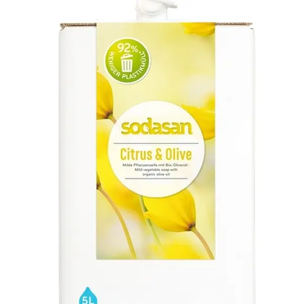 Sodasan Tekuté mýdlo Citron Oliva 5 l