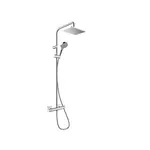 Hansgrohe Vernis Shape sprchový systém na stenu s termostatickou batériou chróm 26286000