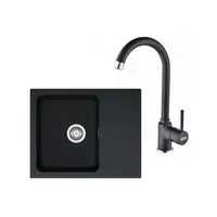 Set drezu Franke Orion OID 611-62 a batéria FP 9400, čierna SETT29C