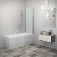 Roth Proxima vanová zástěna 150x80 cm brillant 453-8000000-00-02