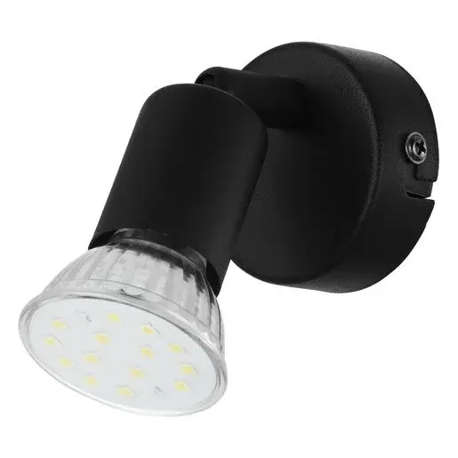 LED bodové osvetlenie Eglo BUZZ-LED čierna 32428
