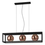 Závesné osvetlenie Eglo CORDOBA čierna 390091