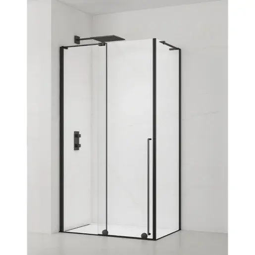 Obdĺžnikový sprchový kút 110x100 cm SAT Walk-In Xmotion SATBWIXMN110S100C