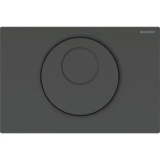 Geberit Sigma10 ovládacie tlačidlo oceľ čierna 115.890.DW.6