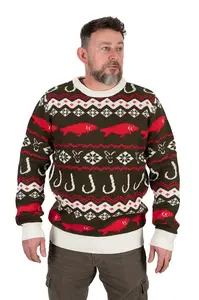 Fox svetr xmas jumper - xxxl