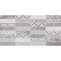 Dekor Multi Borneo svetlo šedá patchwork 20x40 cm mat WARMB444.1