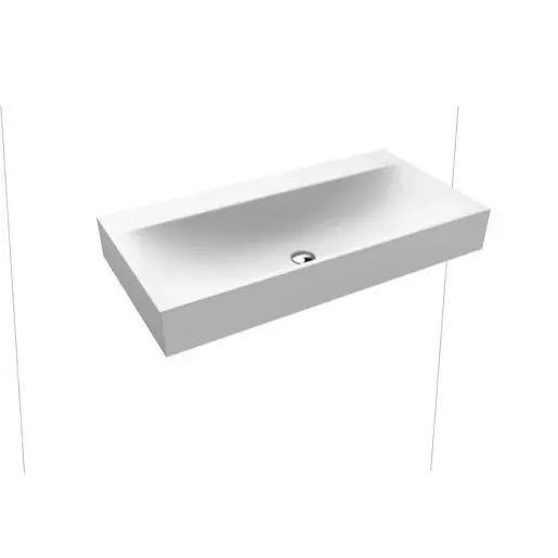 Kaldewei Silenio umývadlo 3045 90x46 cm alpská biela bez otvoru pre batériu, bez prepadu 904406313001