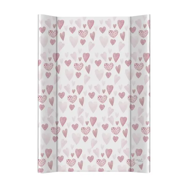 Ceba Podložka přebalovací 2-hranná s pevnou deskou (50x70) Ultra Light Lots of Love