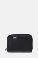 Kožená kľúčenka Kenzo čierna farba, FF68PM816L40