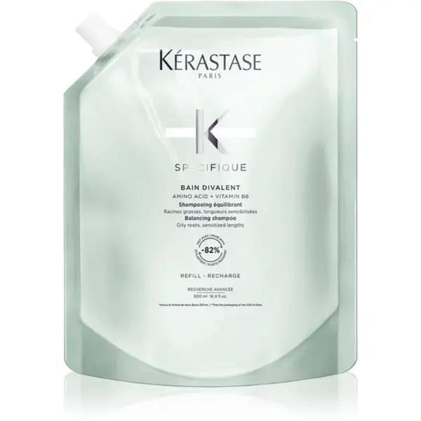 Kérastase Specifique Bain Divalent hloubkově čisticí šampon pro mastnou pokožku hlavy Refill 500 ml