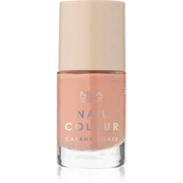MUA Makeup Academy Nail Colour lak na nehty odstín Caramel Glaze 10 ml