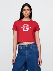 GAP Dámské Crop tričko 732272-16 Velikost: L