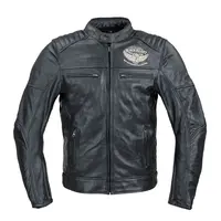 Pánská kožená bunda W-TEC Black Heart Wings Leather Jacket černá 5XL