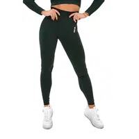 Dámské legíny Boco Wear Bottle Green Cropped zelená XS/S