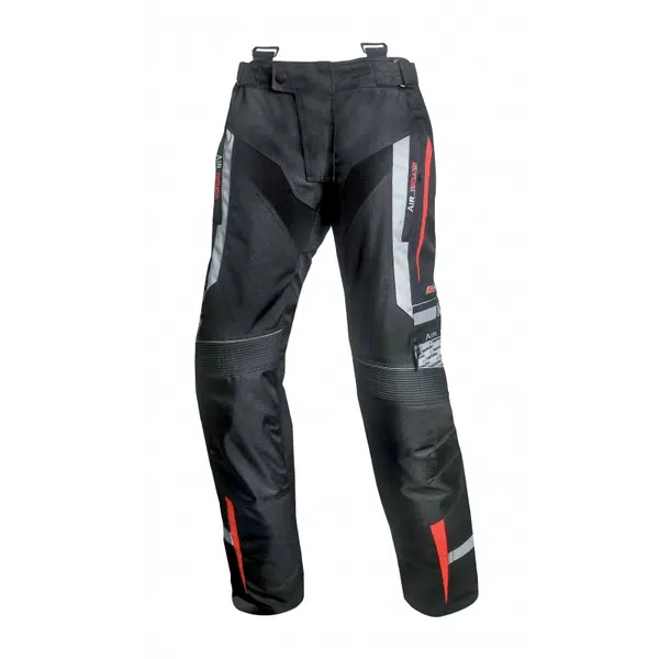 Pánské textilní moto kalhoty Spark Mizzen červeno-černá 3XL