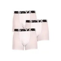 Styx 3PACK pánské boxerky long sportovní guma (U10616161) L