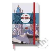 Moleskine - zápisník I am London (stredný, linajkovaný, limitovaná edícia)