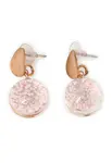 SOHI Náušnice 'Chloe'  zlatá / ružová / priehľadná