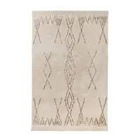 Novel KOBEREC TKANÝ NA PLOCHO, 120/170 cm, hnědá, krémová